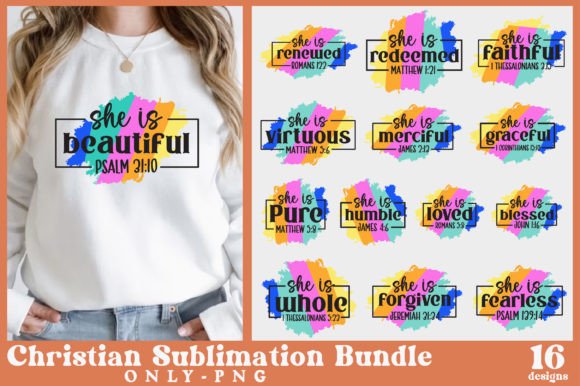 Christian Bundle Sublimation Bible Verse Crafts