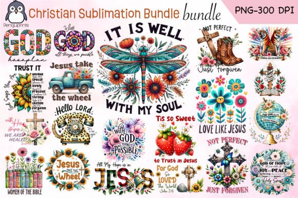 Christian Jesus Sublimation Bundle