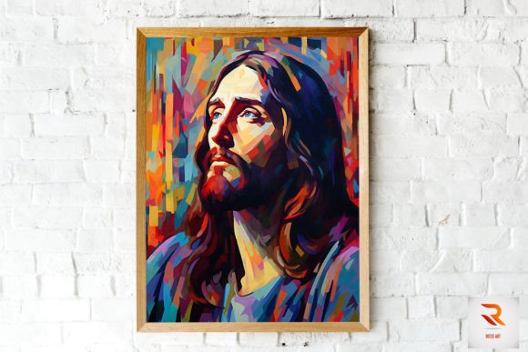 Fauvism Chromatics Jesus Wall Art Backgrounds