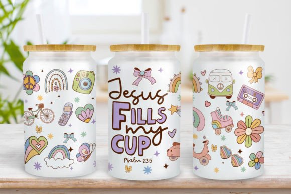 Jesus Fills My Cup Tumbler Wrap