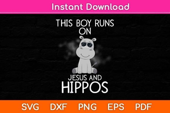 This Boy Runs on Jesus and Hippos Cool Crafts
